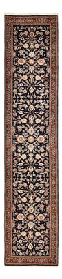 Alfombra de pasillo Alfombra persa - Clásica - 330 x 74 cm - azul oscuro