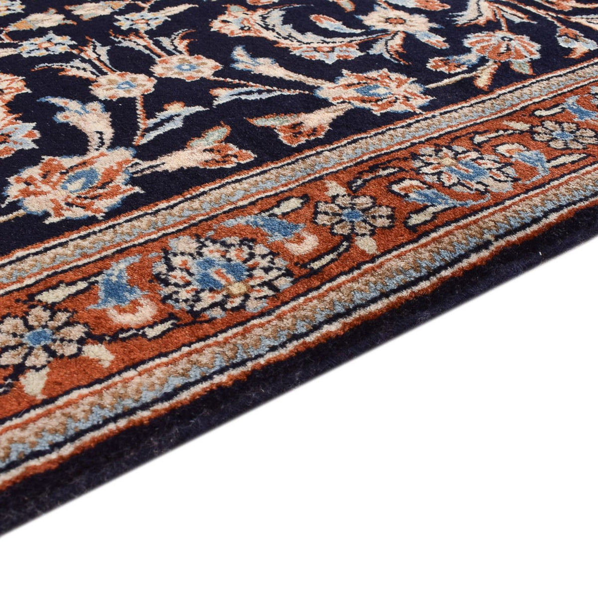 Alfombra de pasillo Alfombra persa - Clásica - 330 x 74 cm - azul oscuro