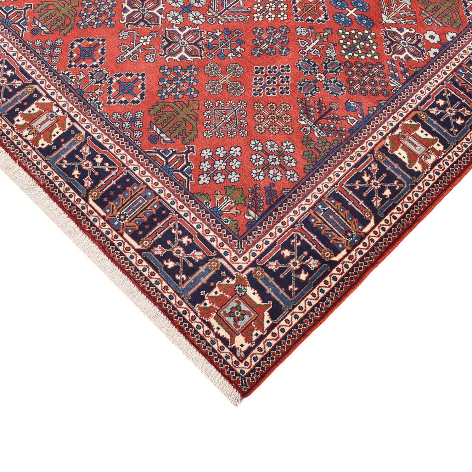 Alfombra persa - Nómada - 259 x 165 cm - rojo