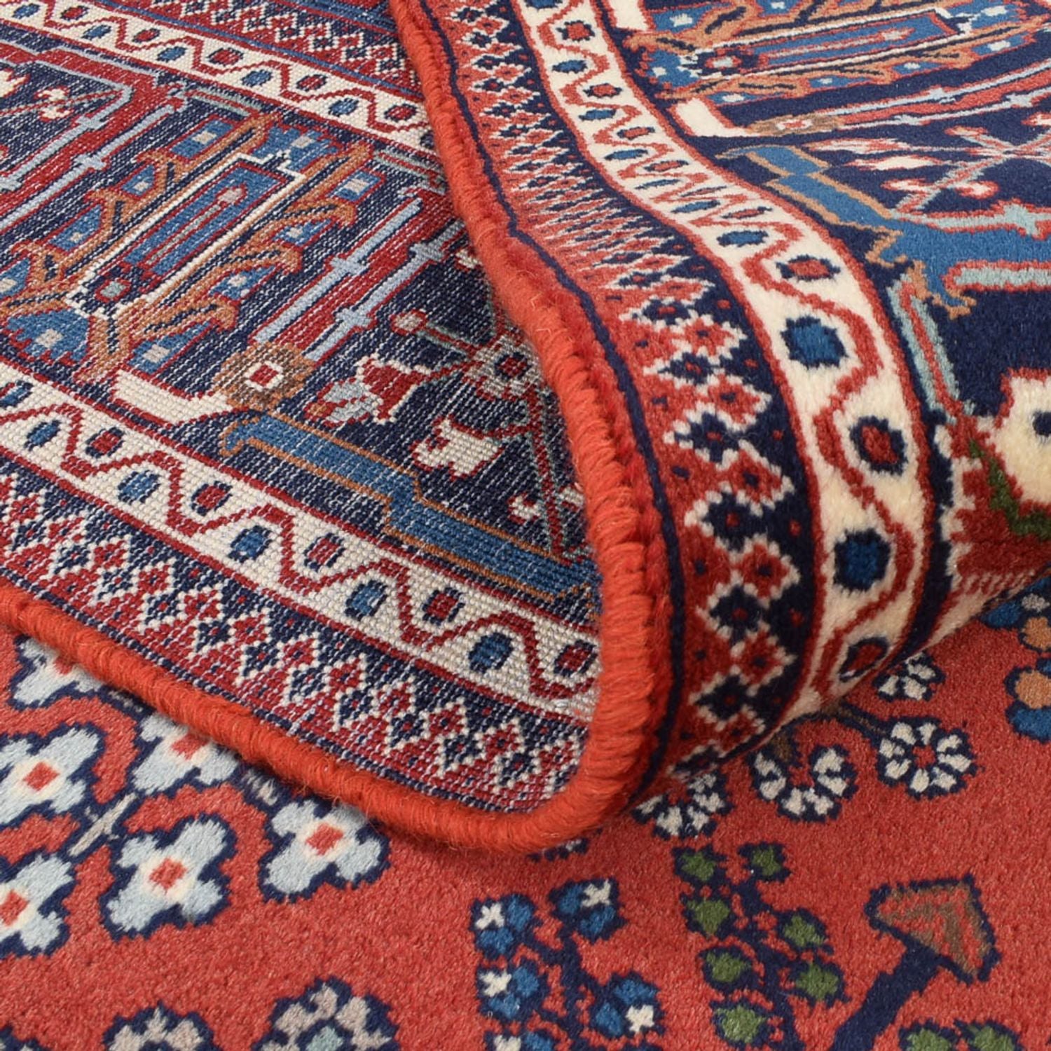 Alfombra persa - Nómada - 259 x 165 cm - rojo