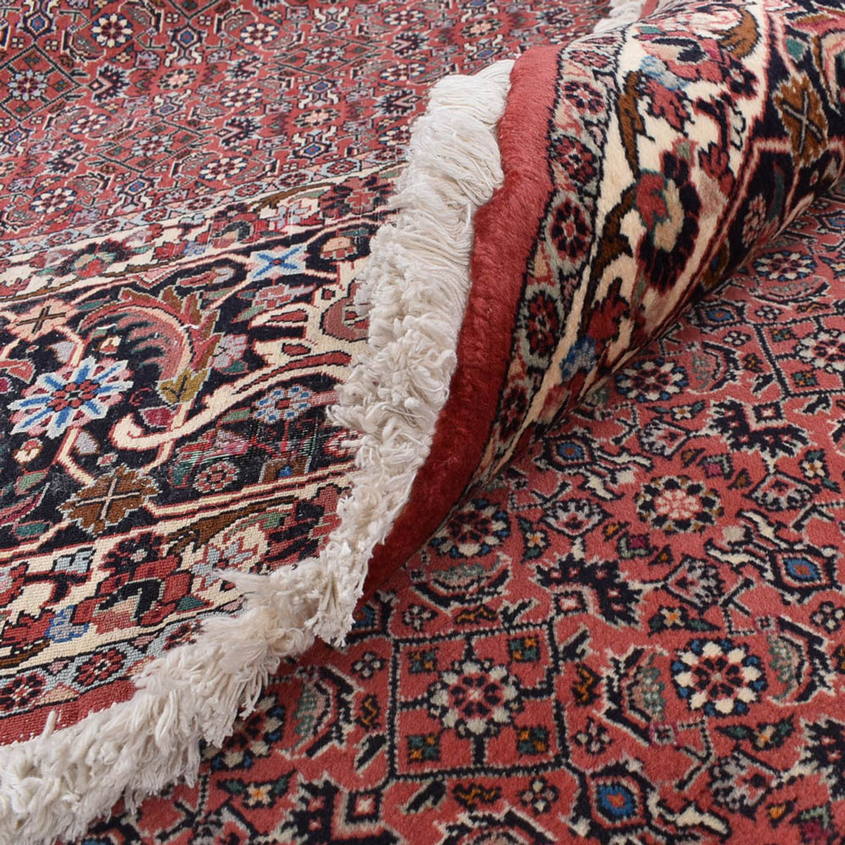 Alfombra persa - Bidjar redondo  - 400 x 400 cm - óxido