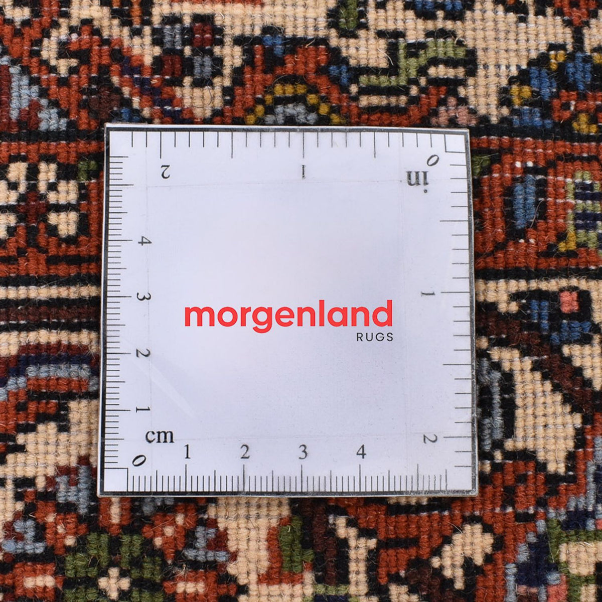 Alfombra persa - Bidjar - 163 x 110 cm - óxido