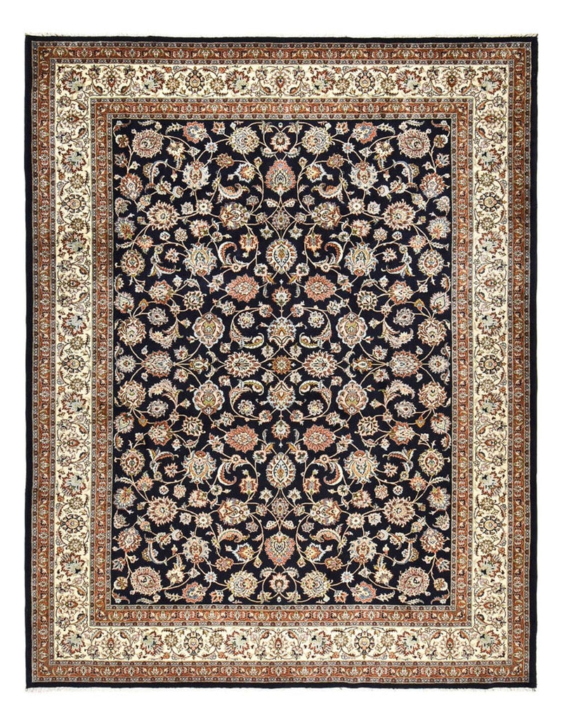 Alfombra persa - Clásica - Real - 393 x 302 cm - azul oscuro