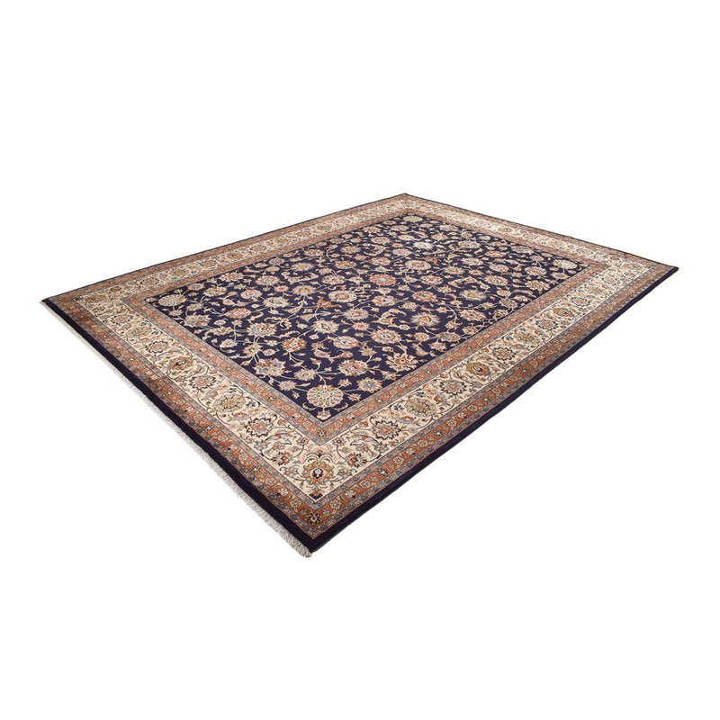 Alfombra persa - Clásica - Real - 394 x 300 cm - azul oscuro