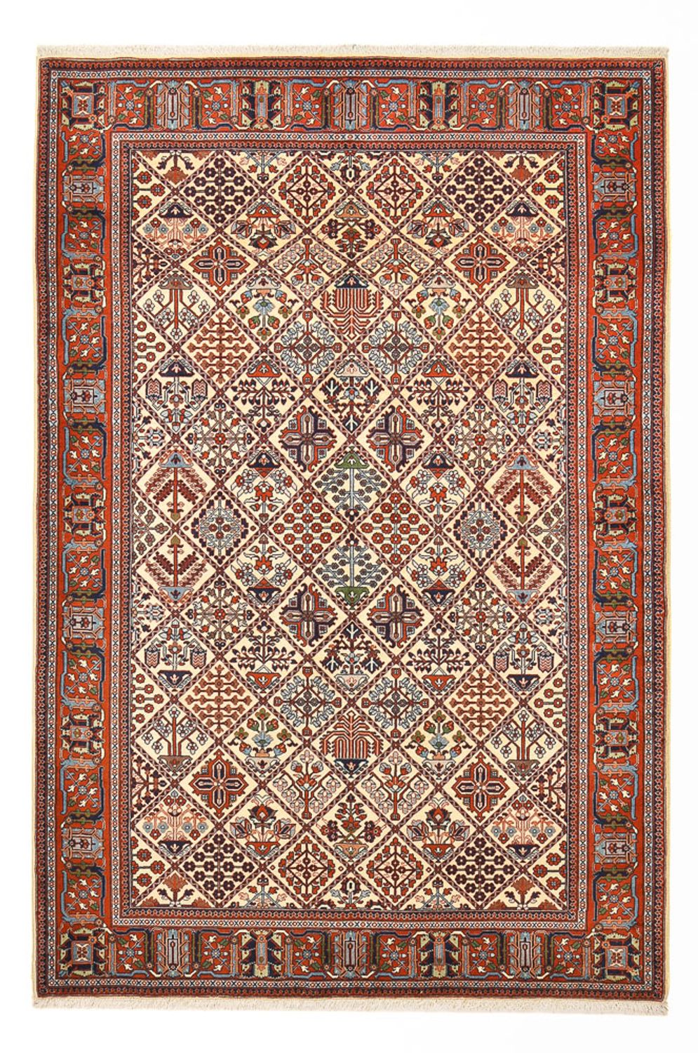 Alfombra persa - Nómada - 252 x 170 cm - beige oscuro