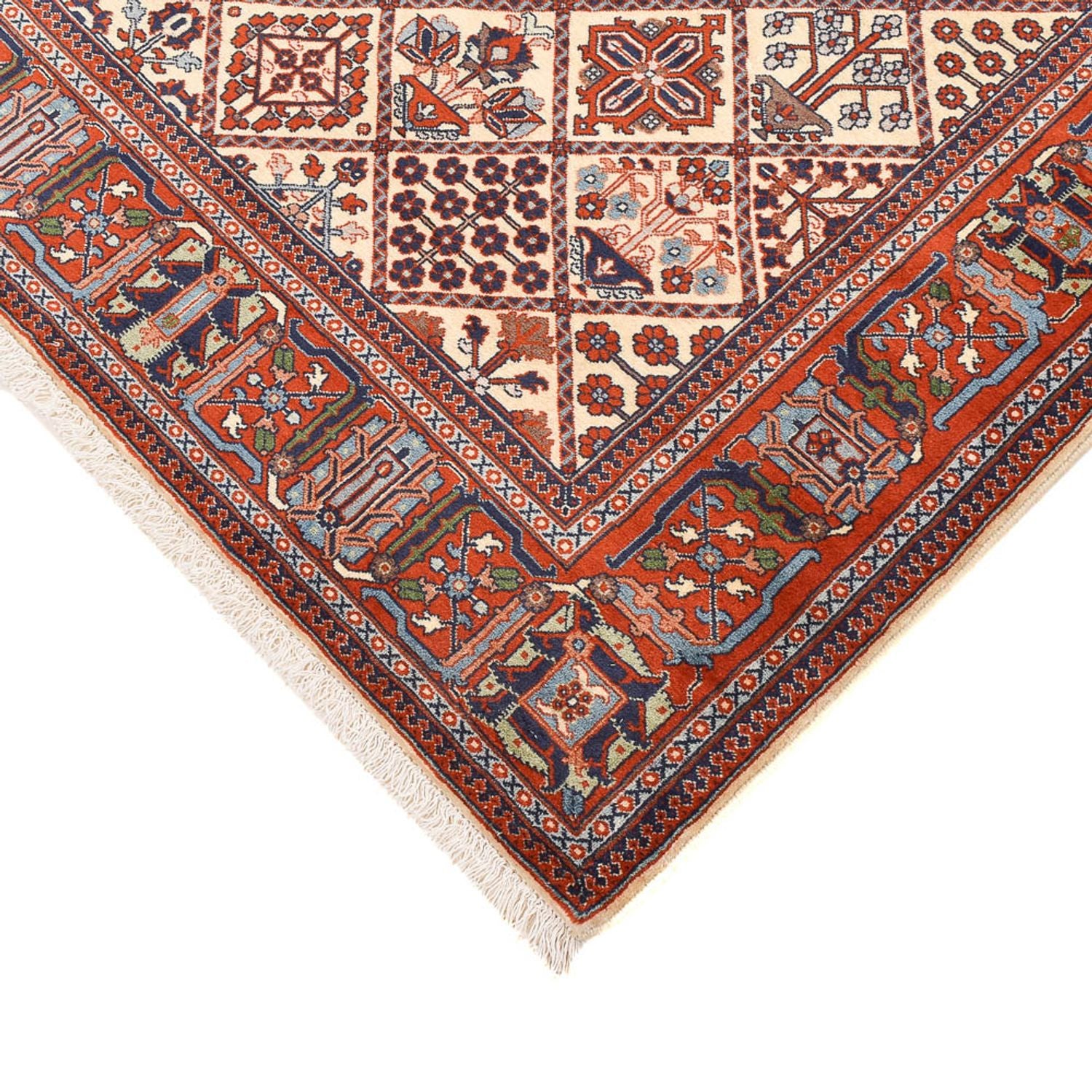 Alfombra persa - Nómada - 252 x 170 cm - beige oscuro