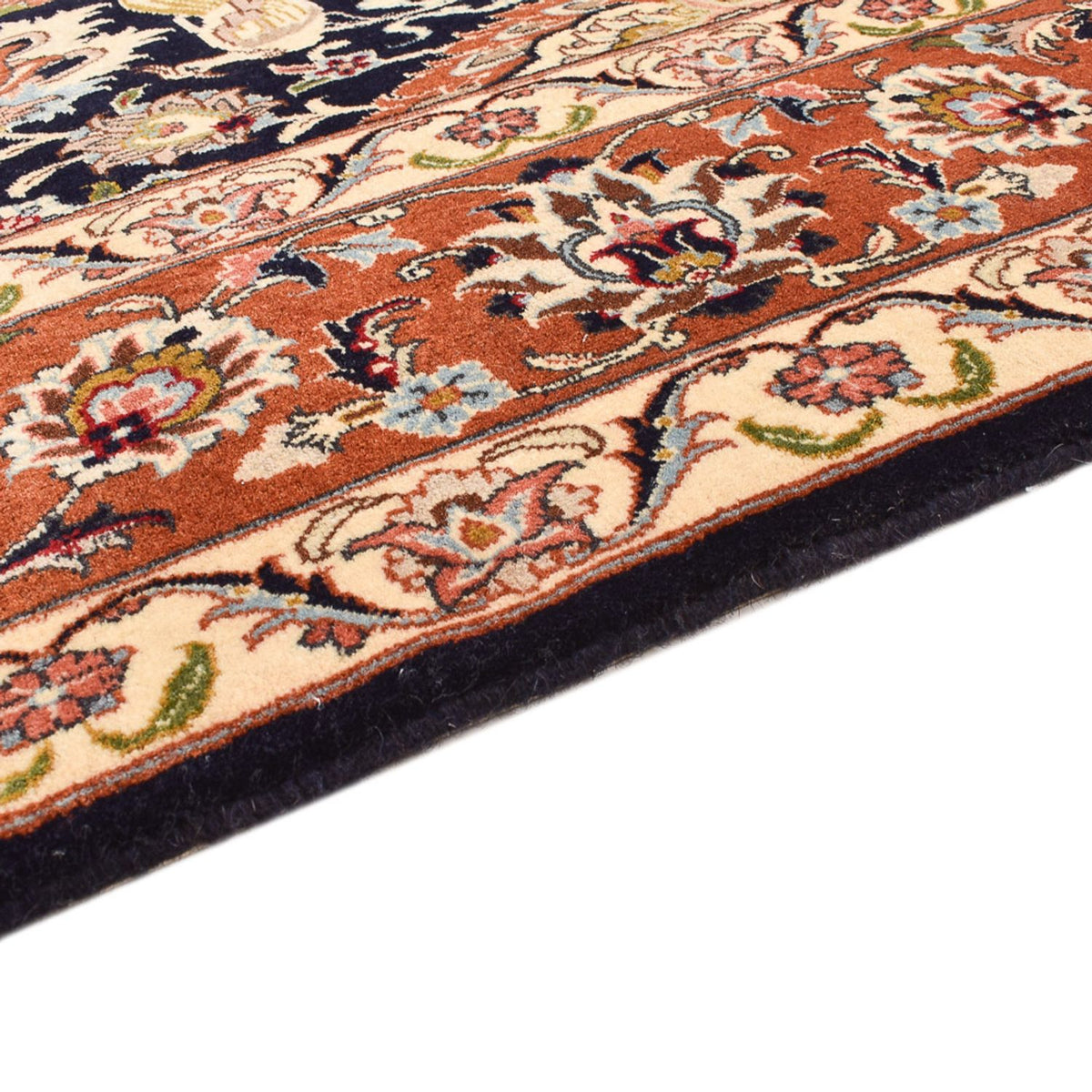 Alfombra persa - Bidjar - 237 x 178 cm - azul oscuro