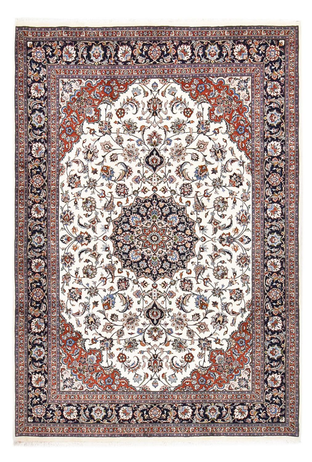Alfombra persa - Clásica - Real - 360 x 248 cm - crema