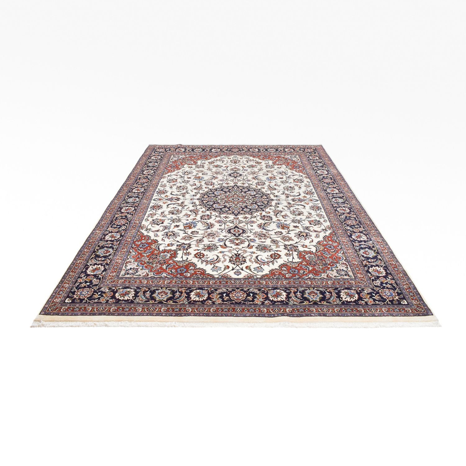 Alfombra persa - Clásica - Real - 360 x 248 cm - crema