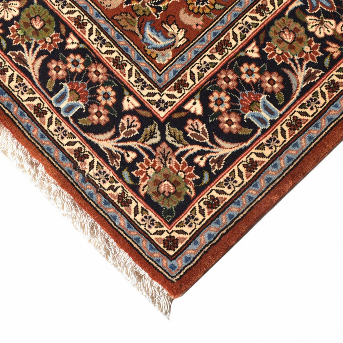 Alfombra persa - Clásica - 207 x 138 cm - rojo oscuro