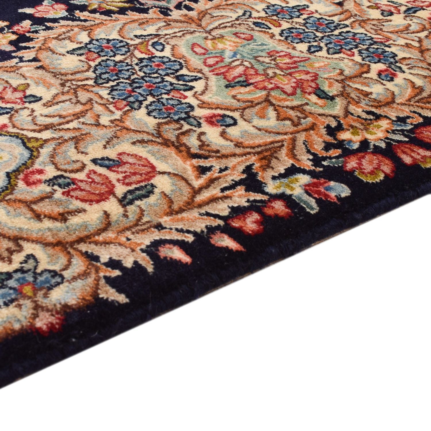 Alfombra persa - Real - 236 x 153 cm - azul oscuro