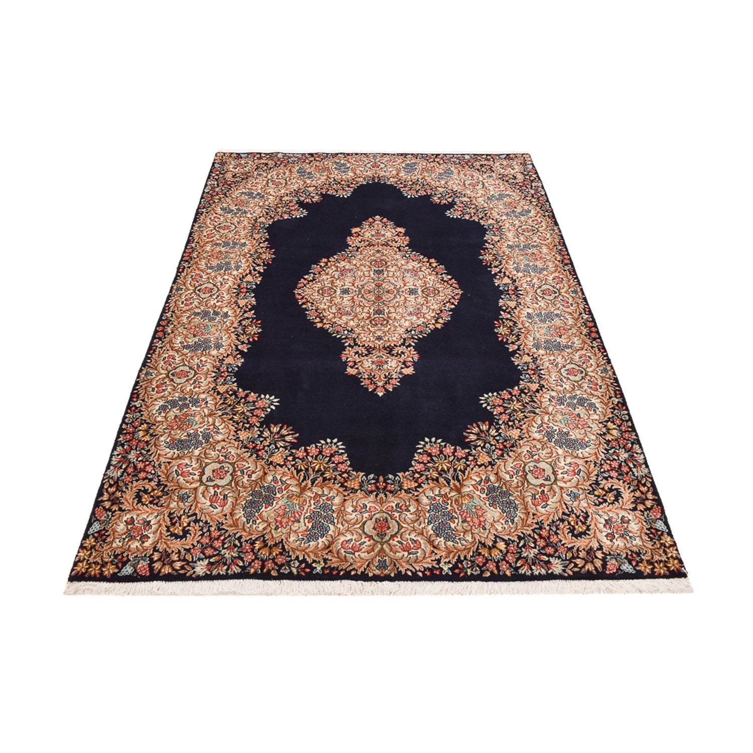 Alfombra persa - Real - 236 x 153 cm - azul oscuro