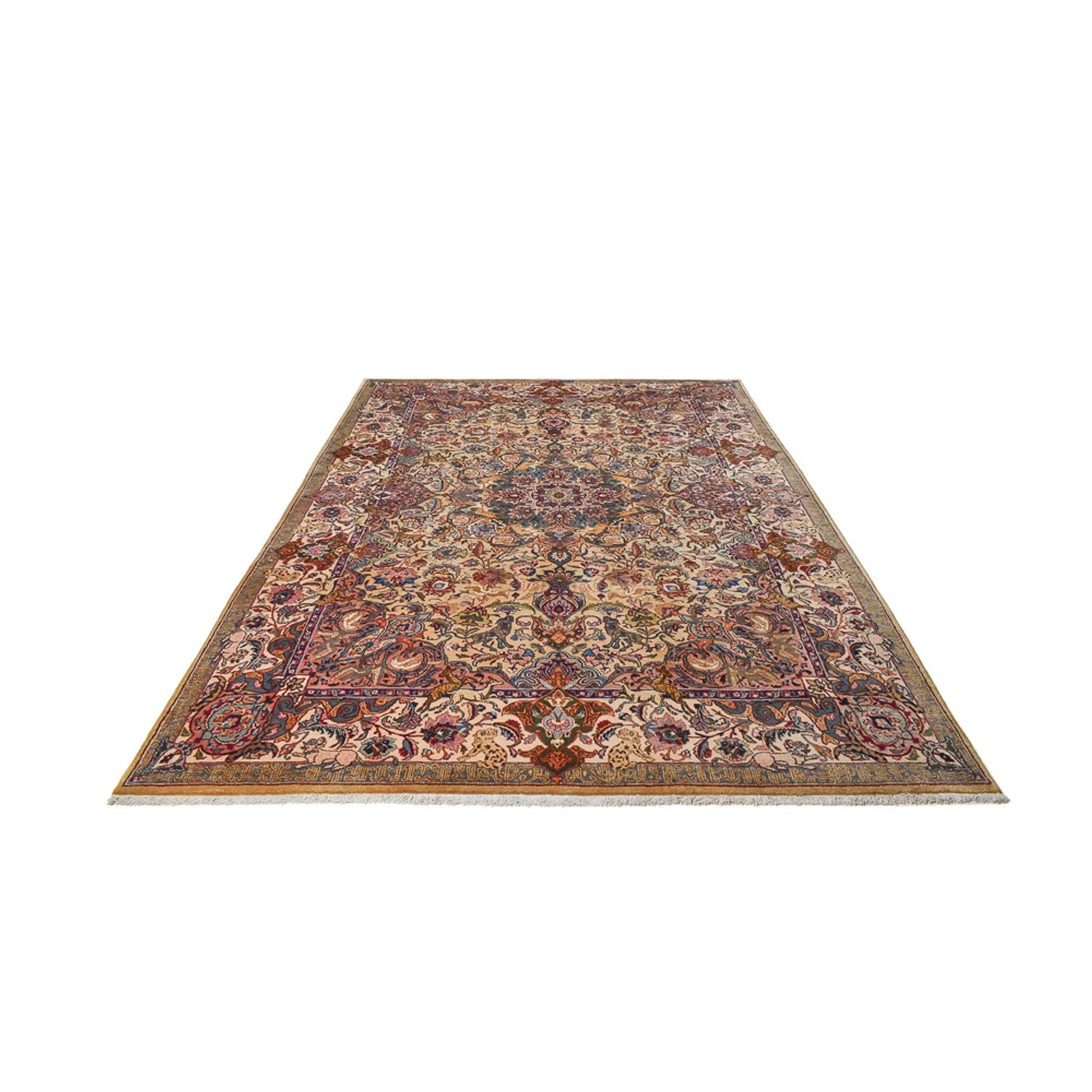 Alfombra persa - Keshan - 334 x 240 cm - arena