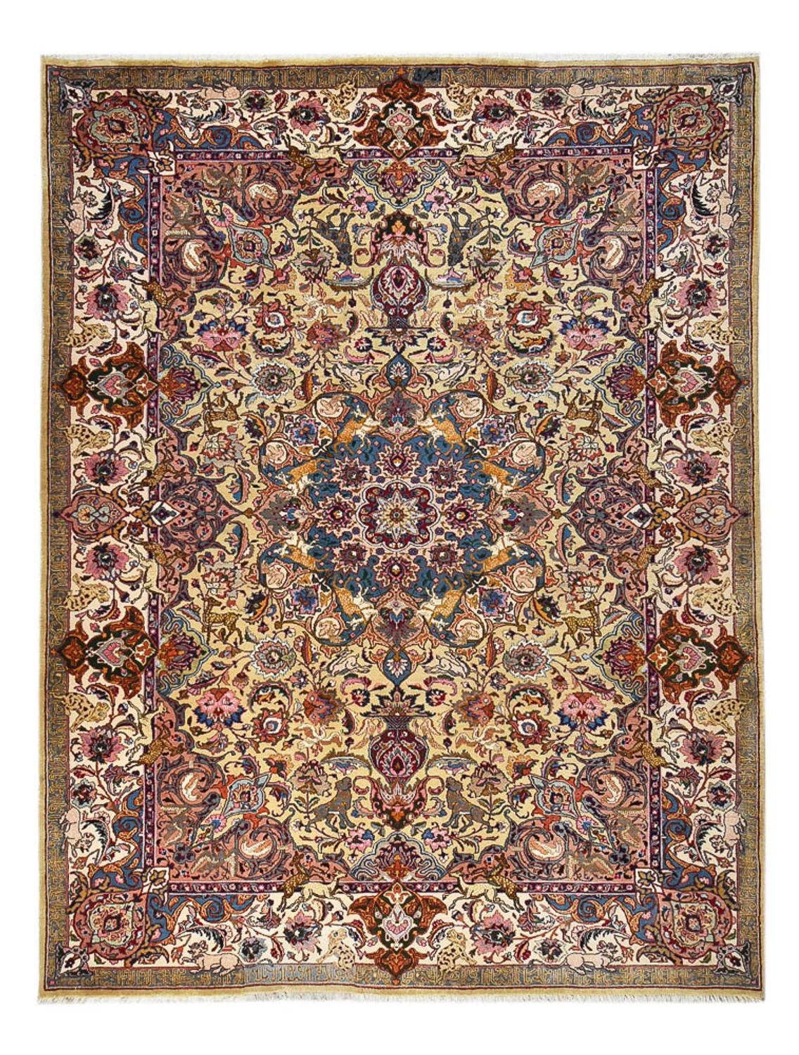 Alfombra persa - Keshan - 332 x 241 cm - arena