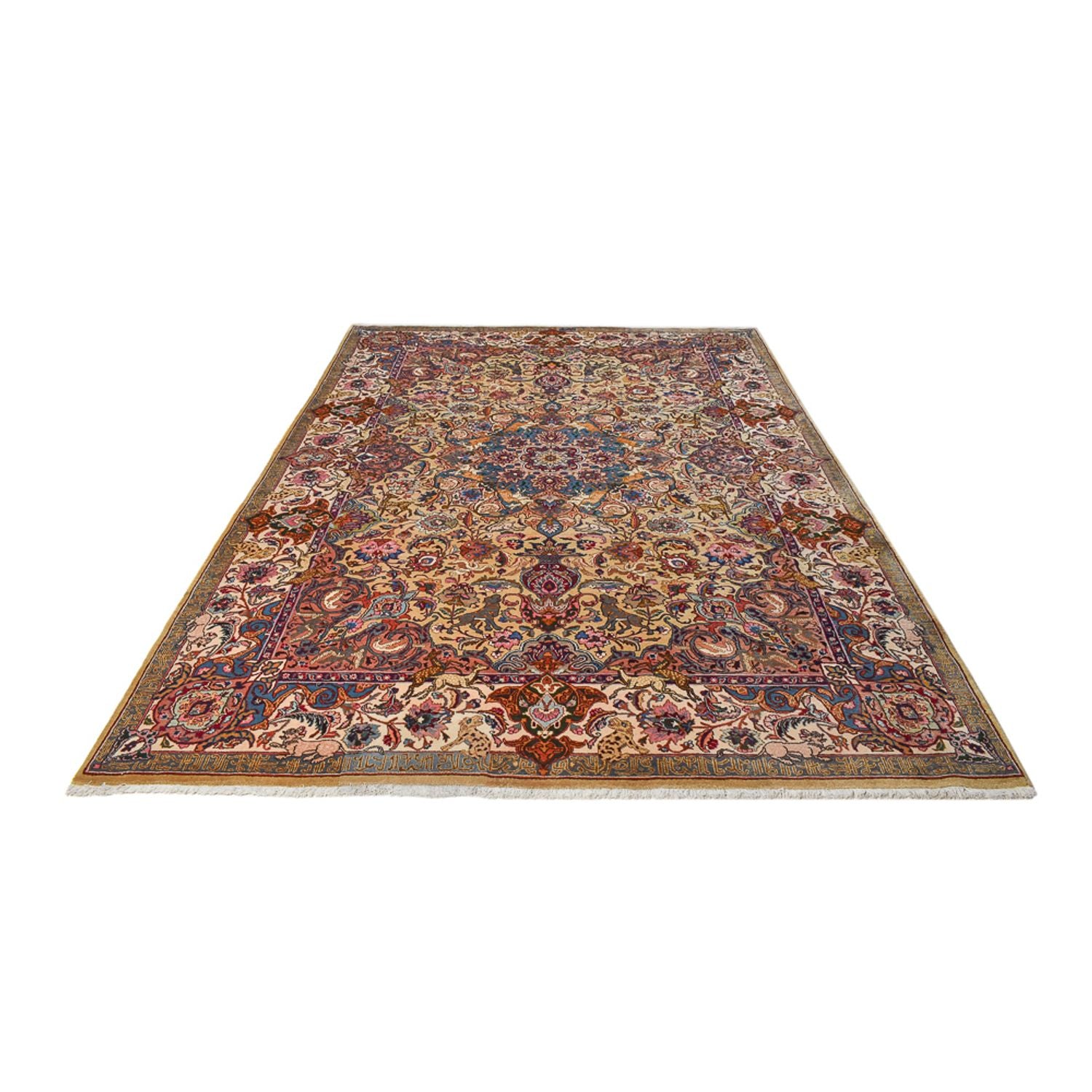 Alfombra persa - Keshan - 332 x 241 cm - arena