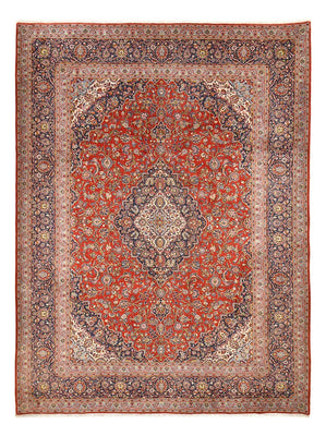 Alfombra persa - Keshan - 415 x 307 cm - rojo