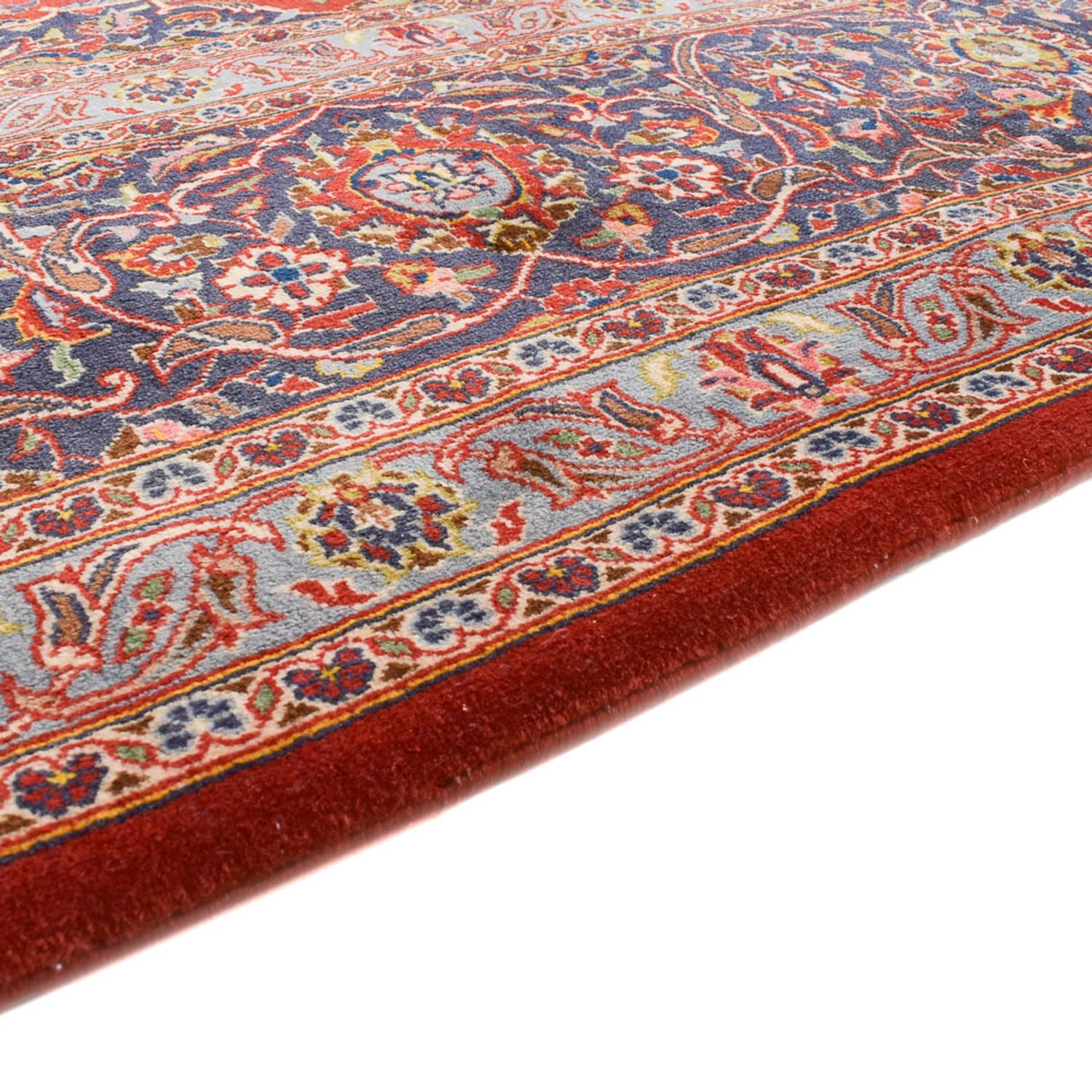 Alfombra persa - Keshan - 415 x 307 cm - rojo
