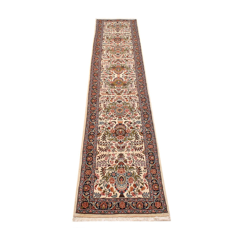 Alfombra de pasillo Alfombra persa - Bidjar - 313 x 59 cm - beige