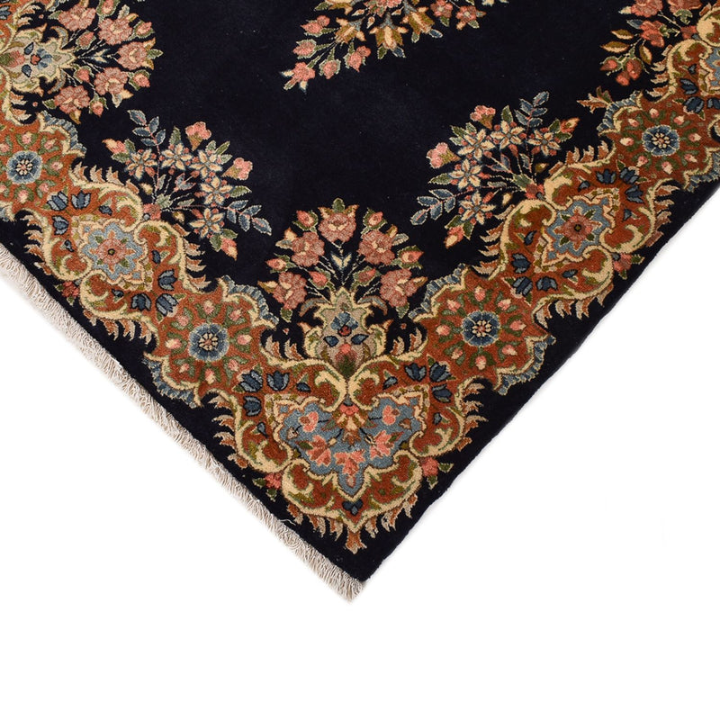 Alfombra de pasillo Alfombra persa - Real - 415 x 96 cm - azul oscuro