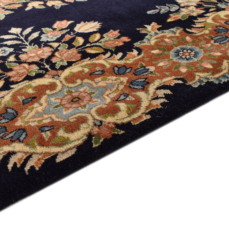 Alfombra de pasillo Alfombra persa - Real - 415 x 96 cm - azul oscuro