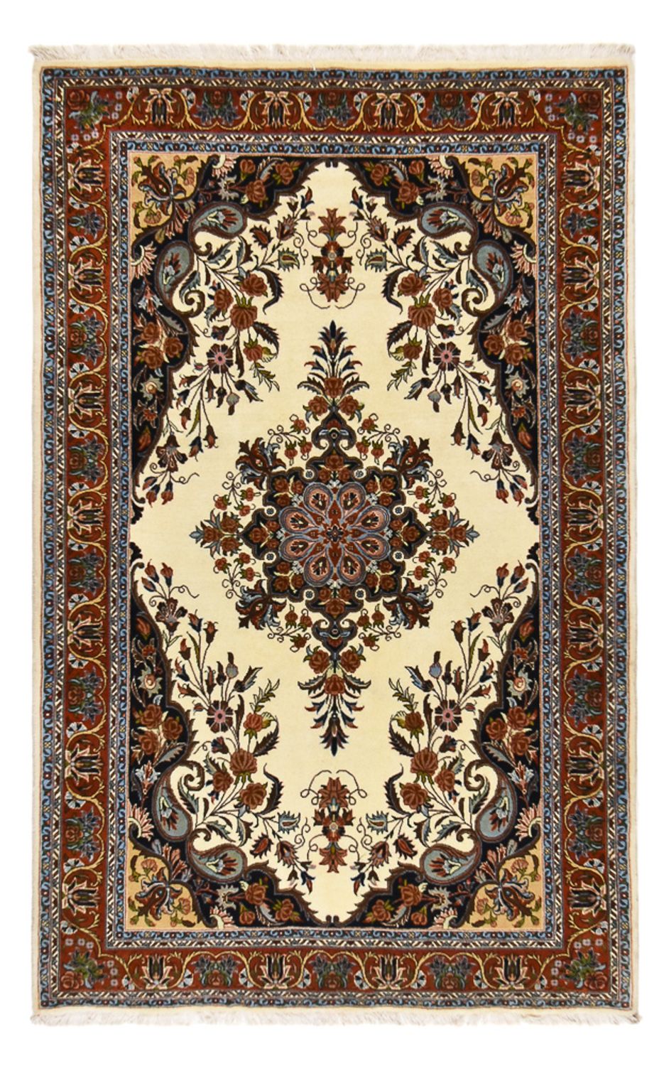 Alfombra persa - Clásica - 217 x 131 cm - beige claro