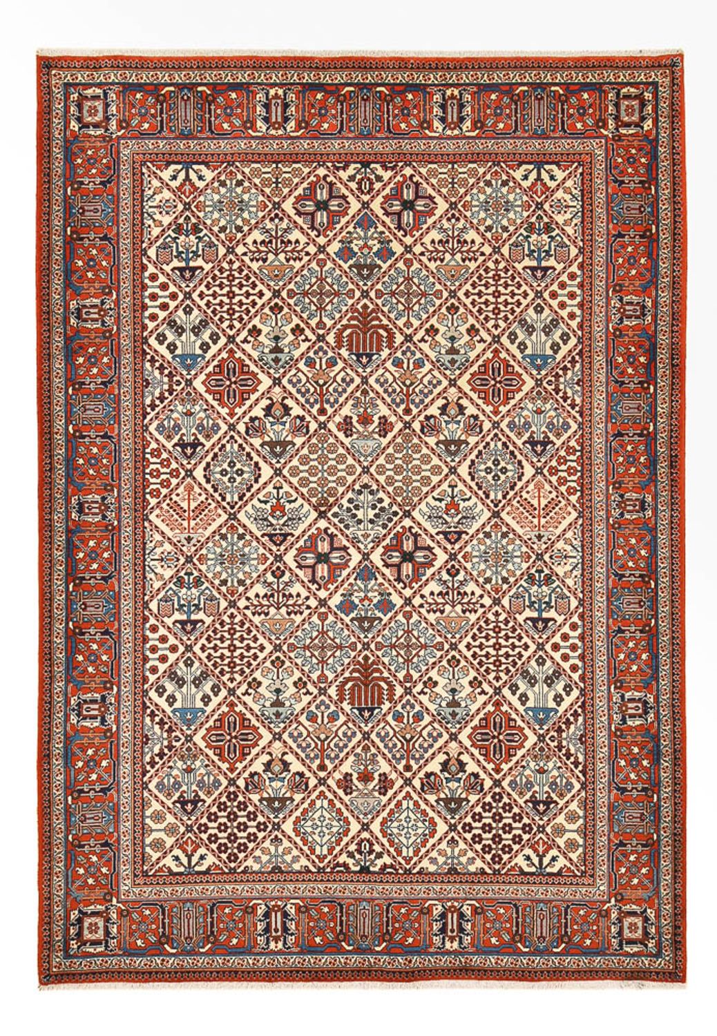 Alfombra persa - Nómada - 248 x 168 cm - beige oscuro
