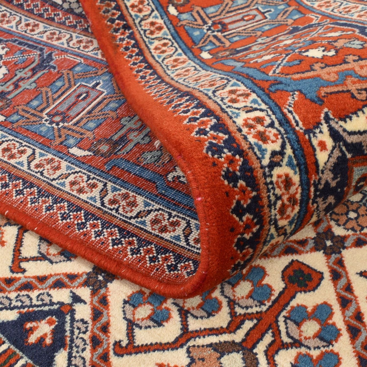 Alfombra persa - Nómada - 248 x 168 cm - beige oscuro