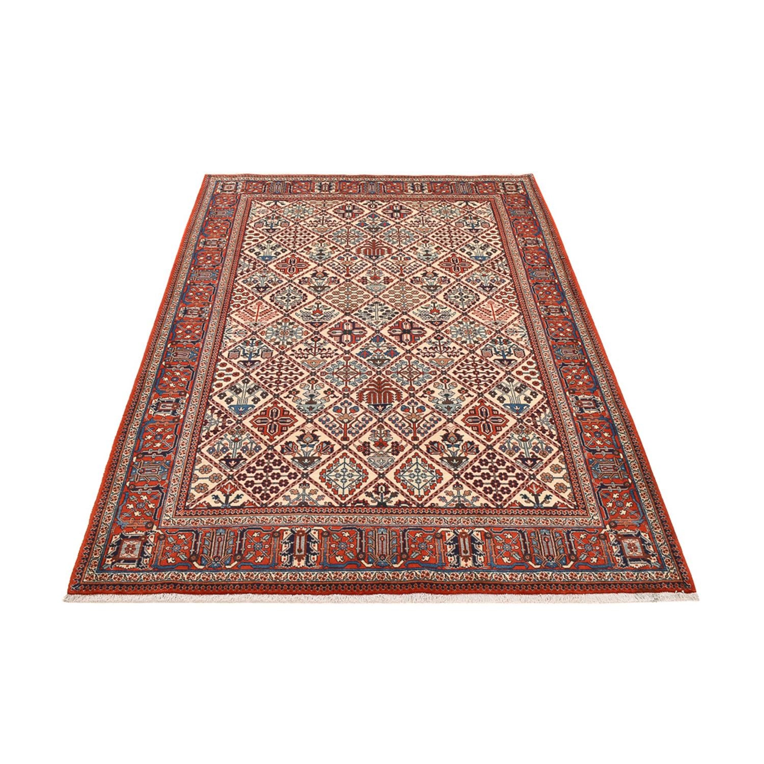 Alfombra persa - Nómada - 248 x 168 cm - beige oscuro