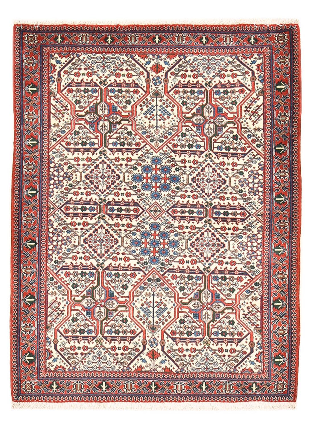 Alfombra persa - Nómada - 152 x 114 cm - multicolor