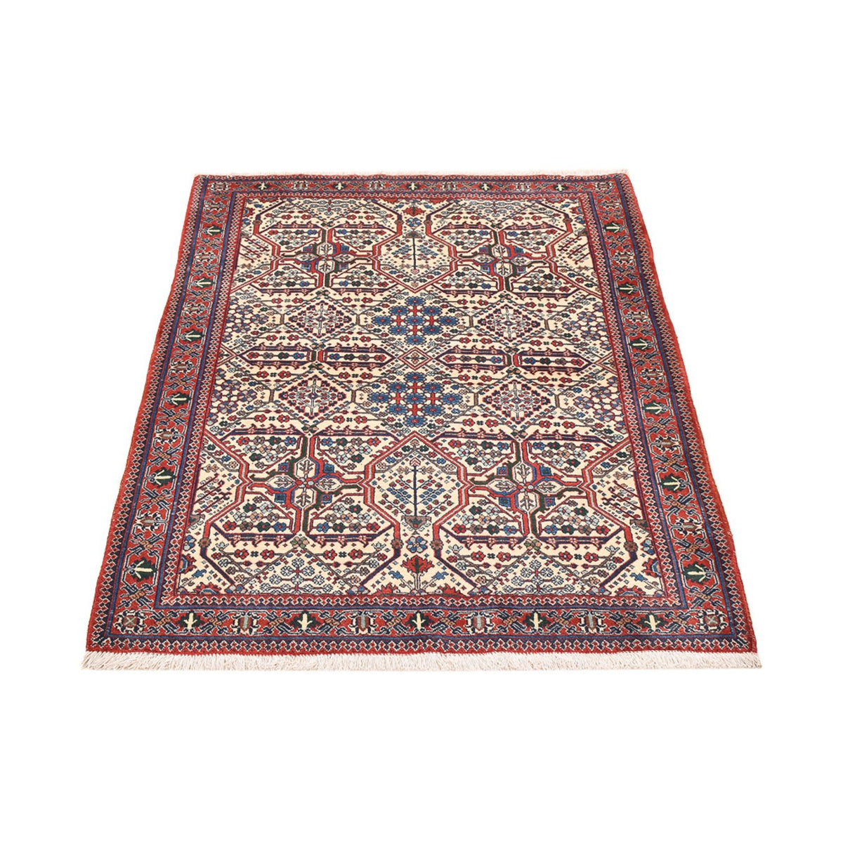 Alfombra persa - Nómada - 152 x 114 cm - multicolor