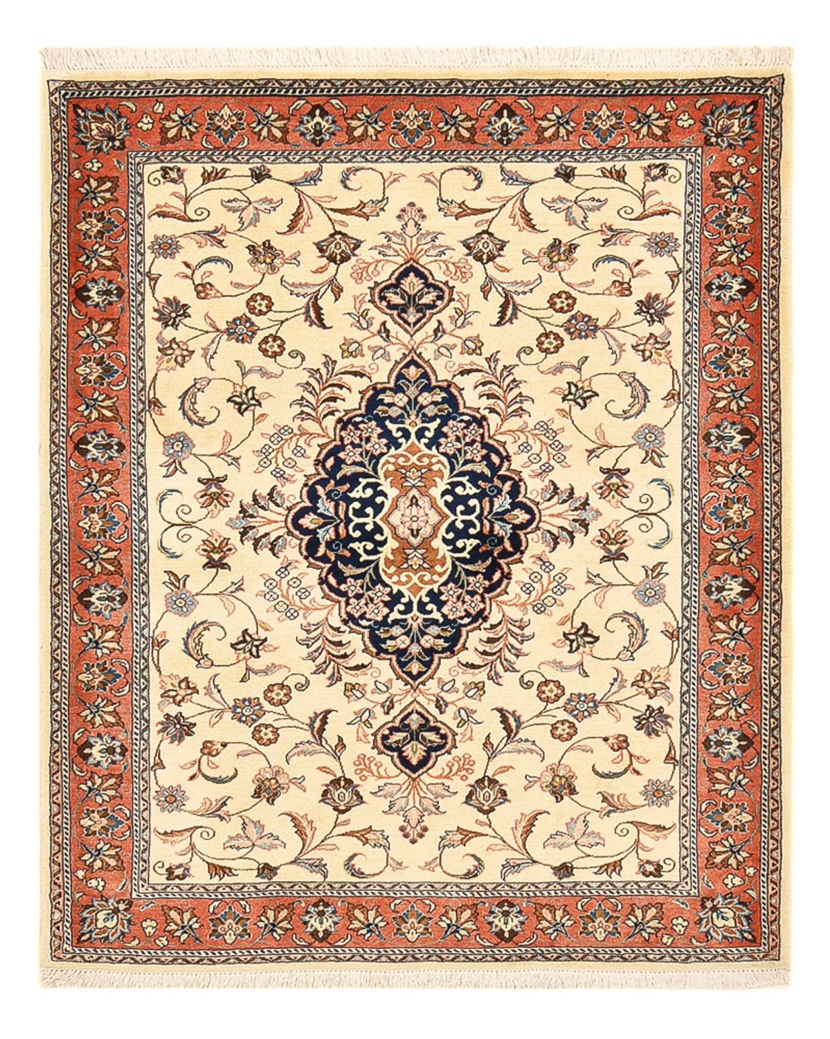Alfombra persa - Clásica - 145 x 115 cm - beige claro