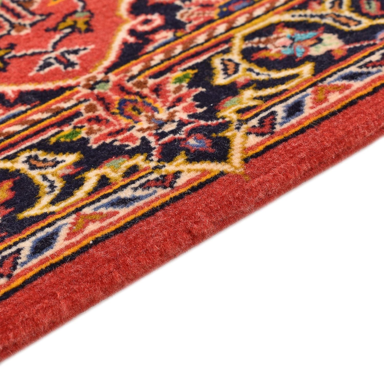 Alfombra persa - Keshan - 100 x 70 cm - rojo