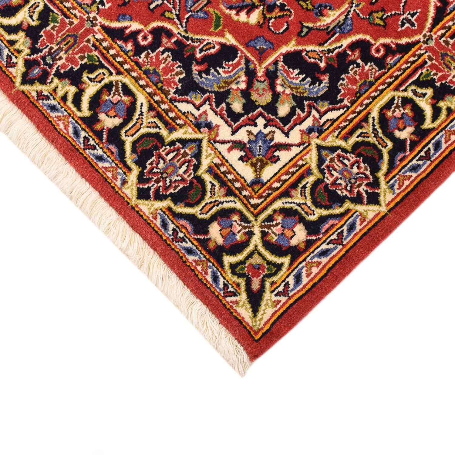 Alfombra persa - Keshan - 100 x 70 cm - rojo
