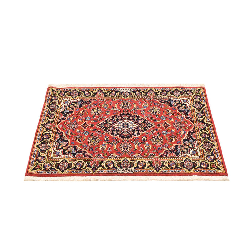 Alfombra persa - Keshan - 100 x 70 cm - rojo