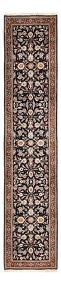 Alfombra de pasillo Alfombra persa - Keshan - 338 x 75 cm - azul oscuro