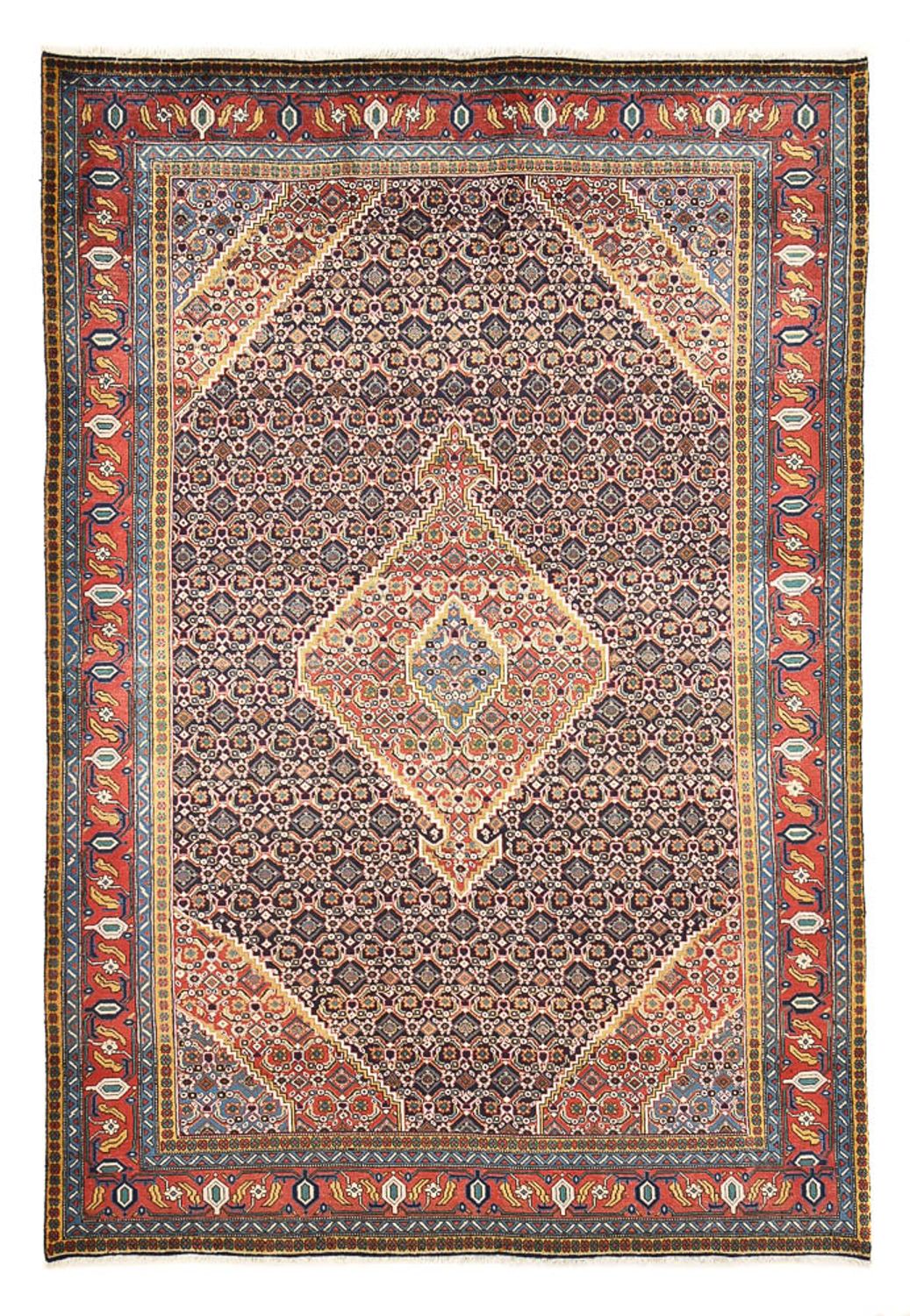 Alfombra persa - Nómada - 298 x 200 cm - beige oscuro