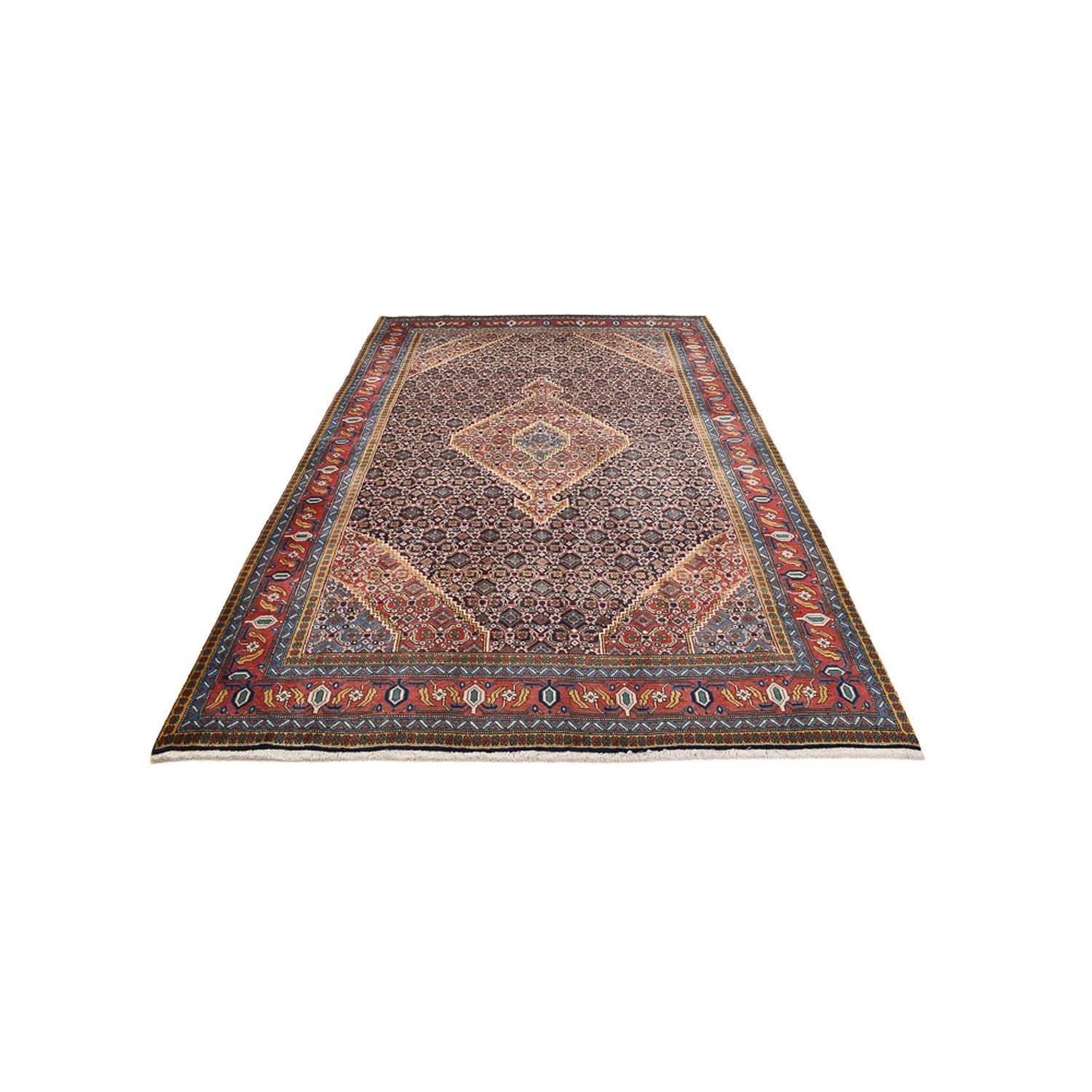 Alfombra persa - Nómada - 298 x 200 cm - beige oscuro