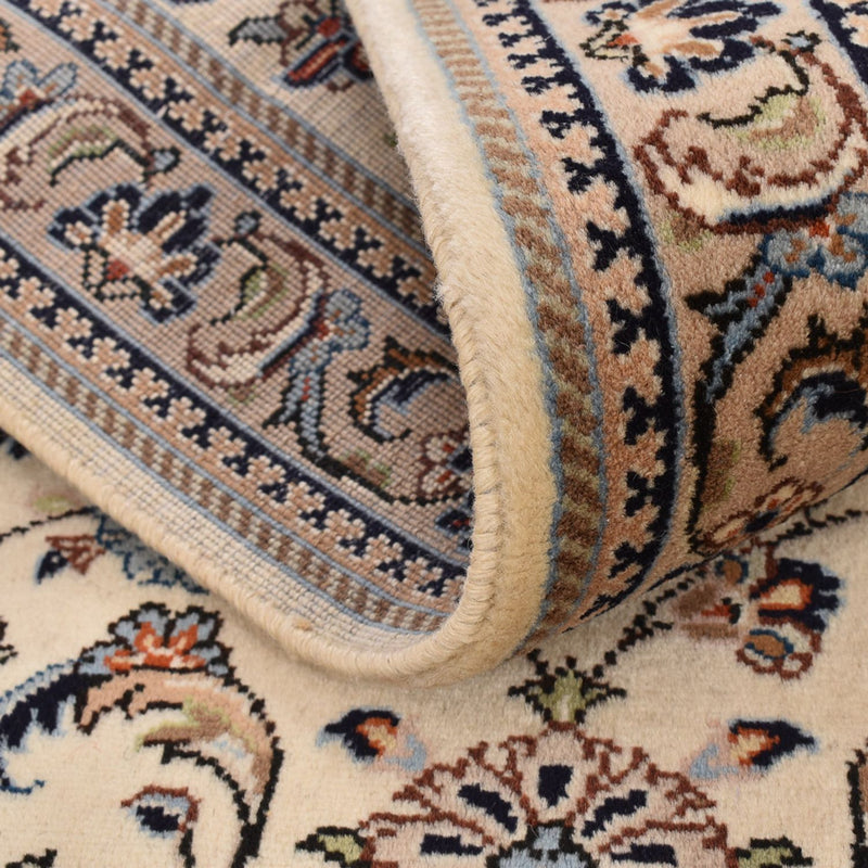 Alfombra de pasillo Alfombra persa - Keshan - 373 x 79 cm - beige