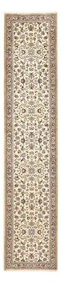 Alfombra de pasillo Alfombra persa - Keshan - 370 x 80 cm - beige