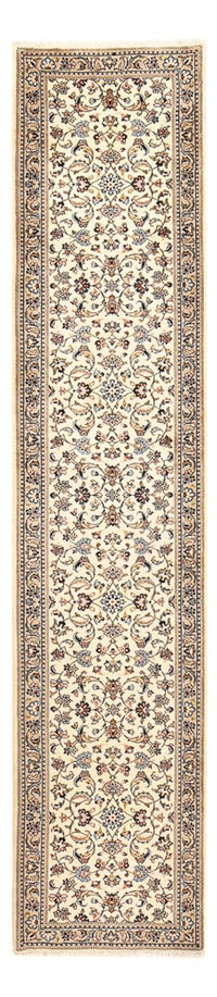 Alfombra de pasillo Alfombra persa - Keshan - 370 x 80 cm - beige