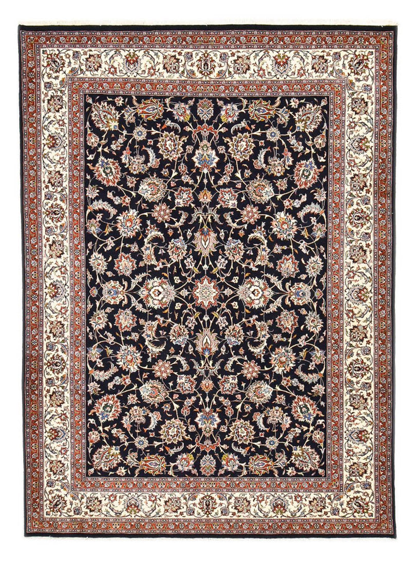 Alfombra persa - Clásica - Real - 340 x 244 cm - azul oscuro
