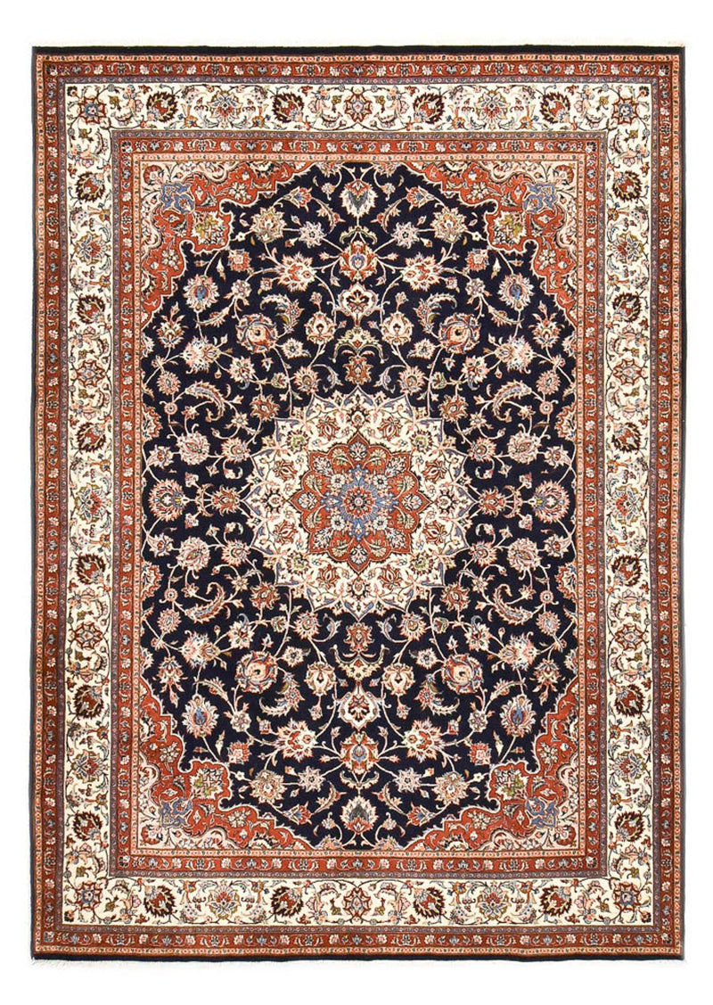 Alfombra persa - Clásica - Real - 345 x 244 cm - azul oscuro