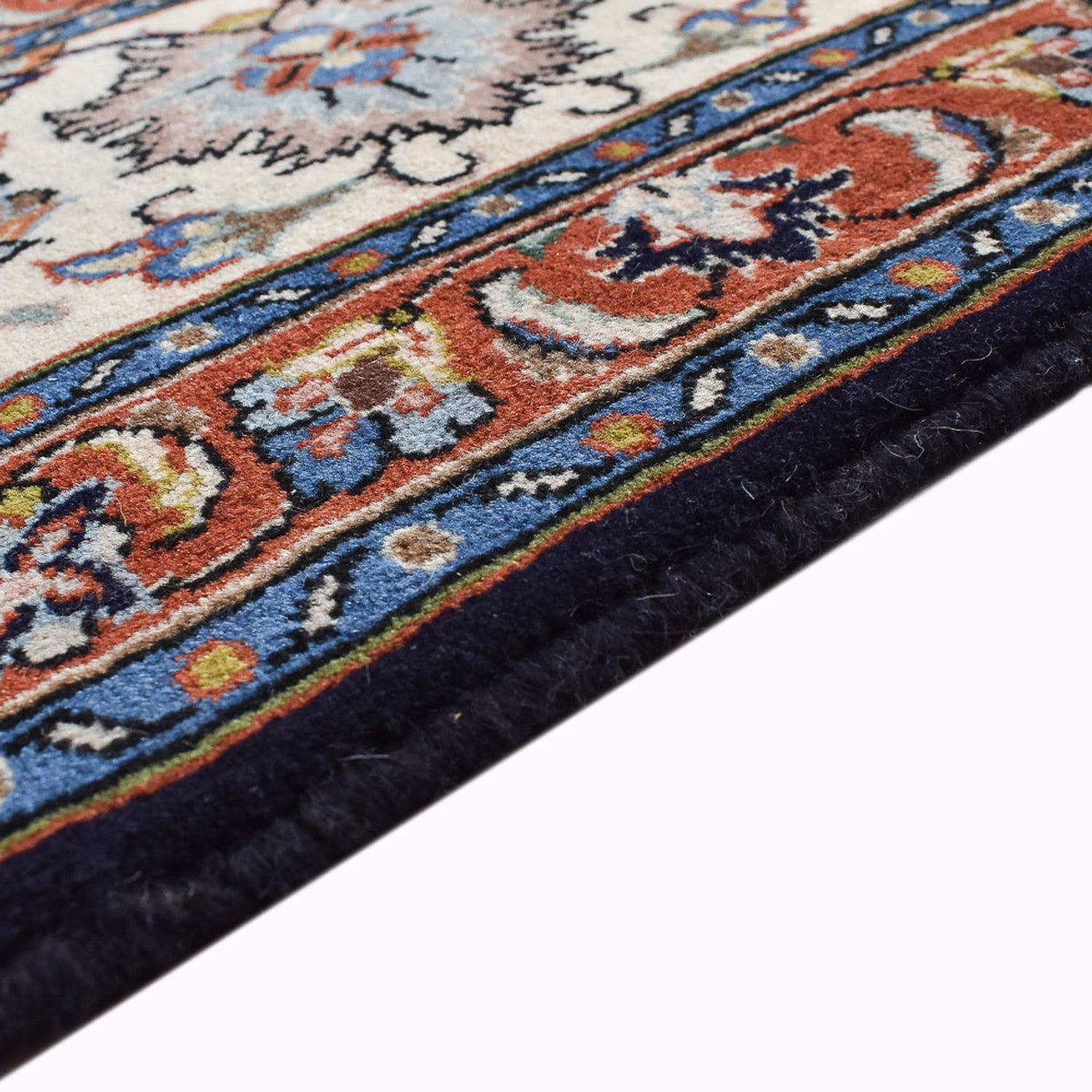 Alfombra persa - Clásica - Real - 336 x 240 cm - azul oscuro