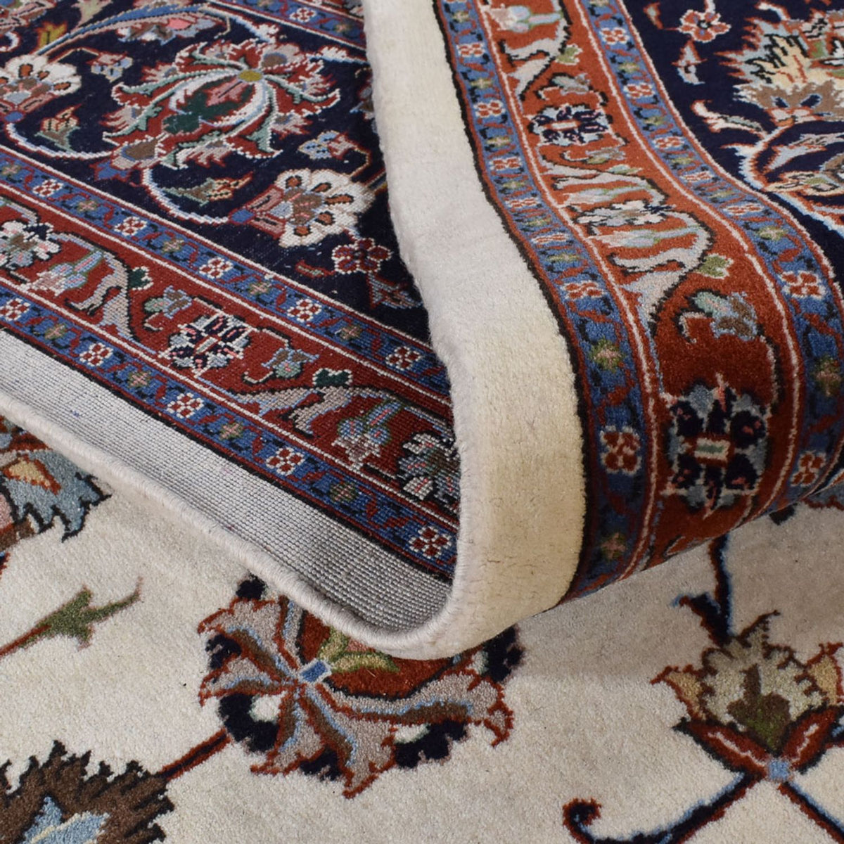 Alfombra persa - Clásica - Real - 342 x 253 cm - crema