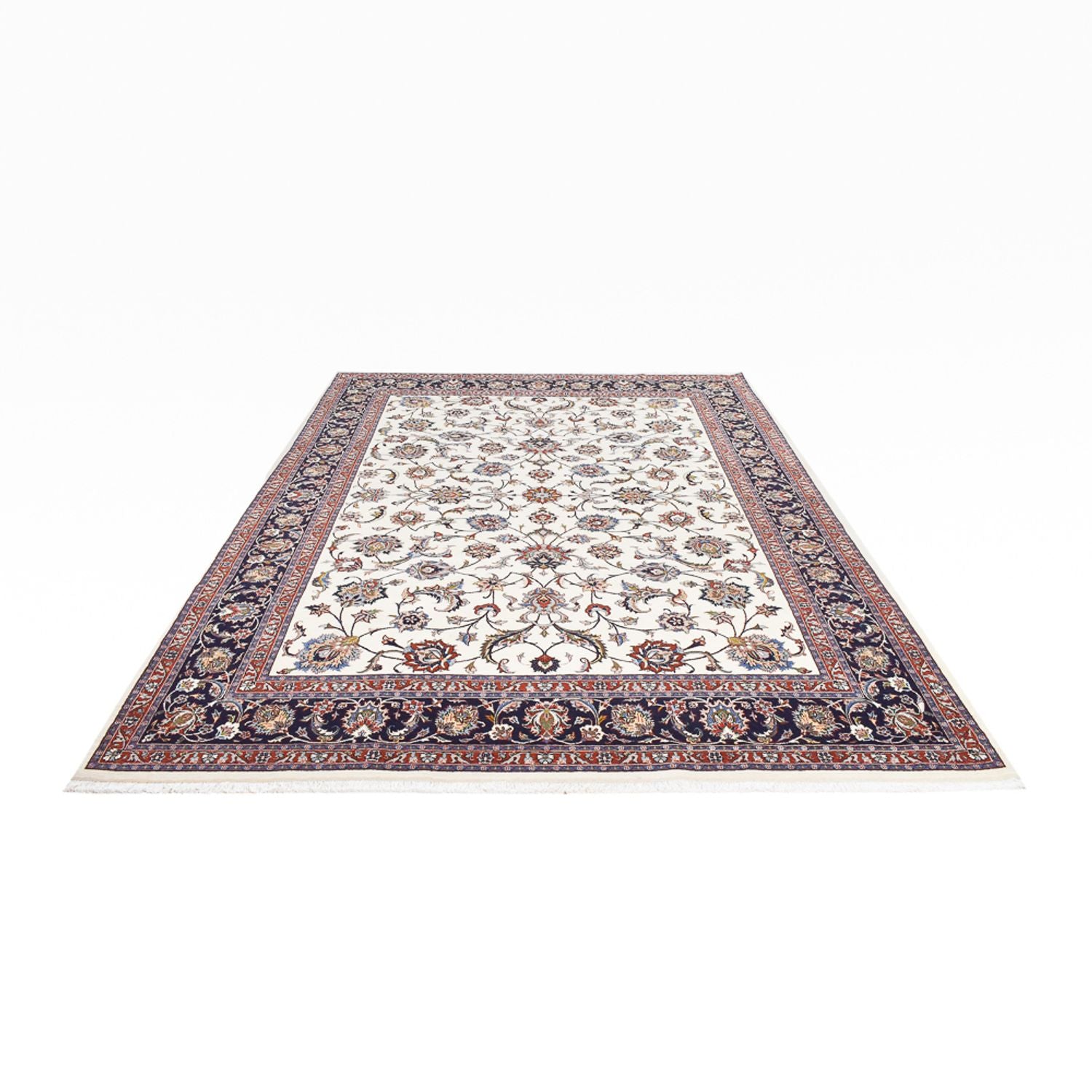 Alfombra persa - Clásica - Real - 342 x 253 cm - crema