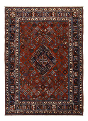 Alfombra persa - Bidjar - 298 x 217 cm - rojo oscuro