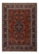 Alfombra persa - Bidjar - 298 x 217 cm - rojo oscuro