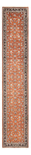 Alfombra de pasillo Alfombra persa - Clásica - 383 x 69 cm - naranja