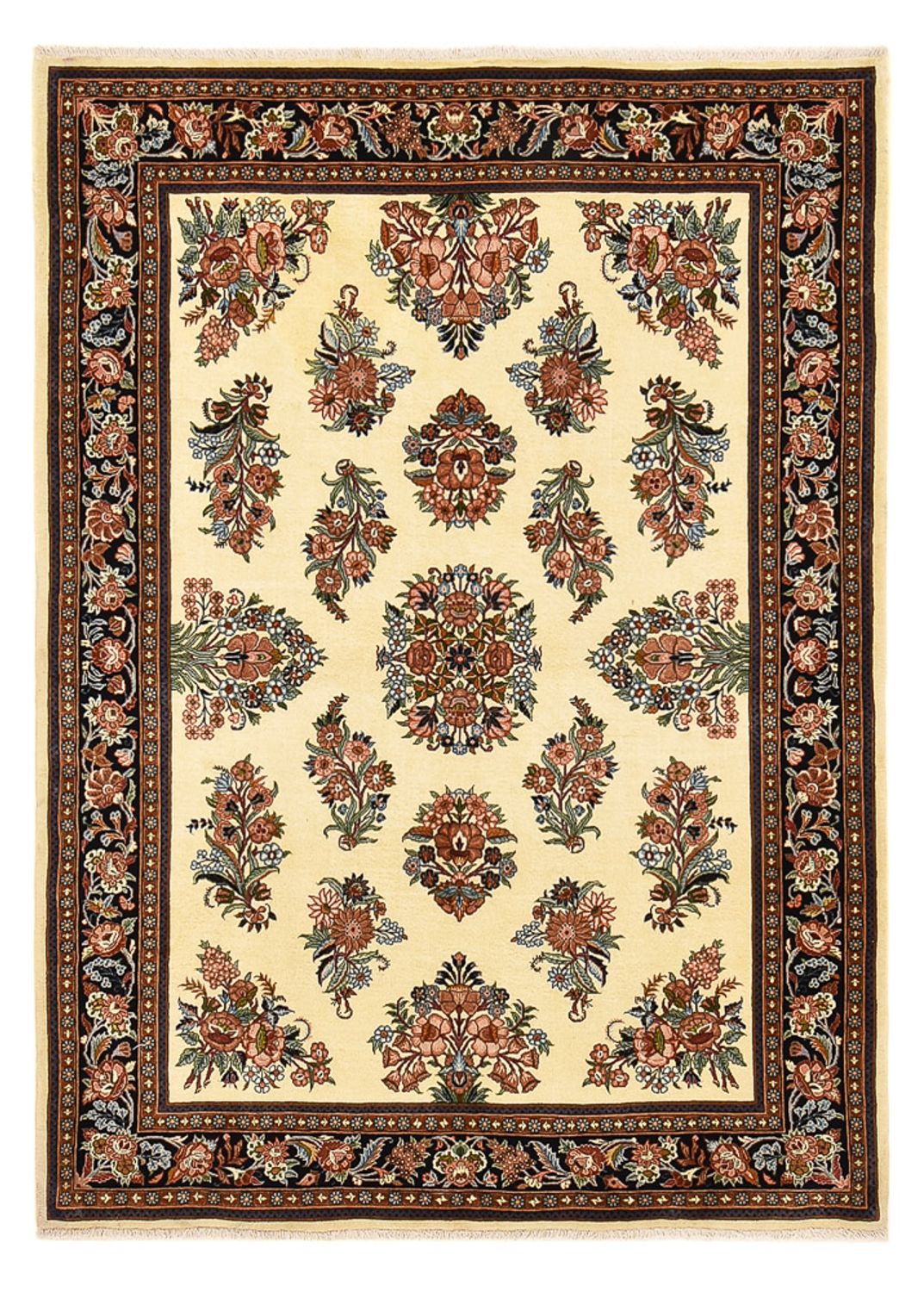 Alfombra persa - Clásica - 242 x 179 cm - crema