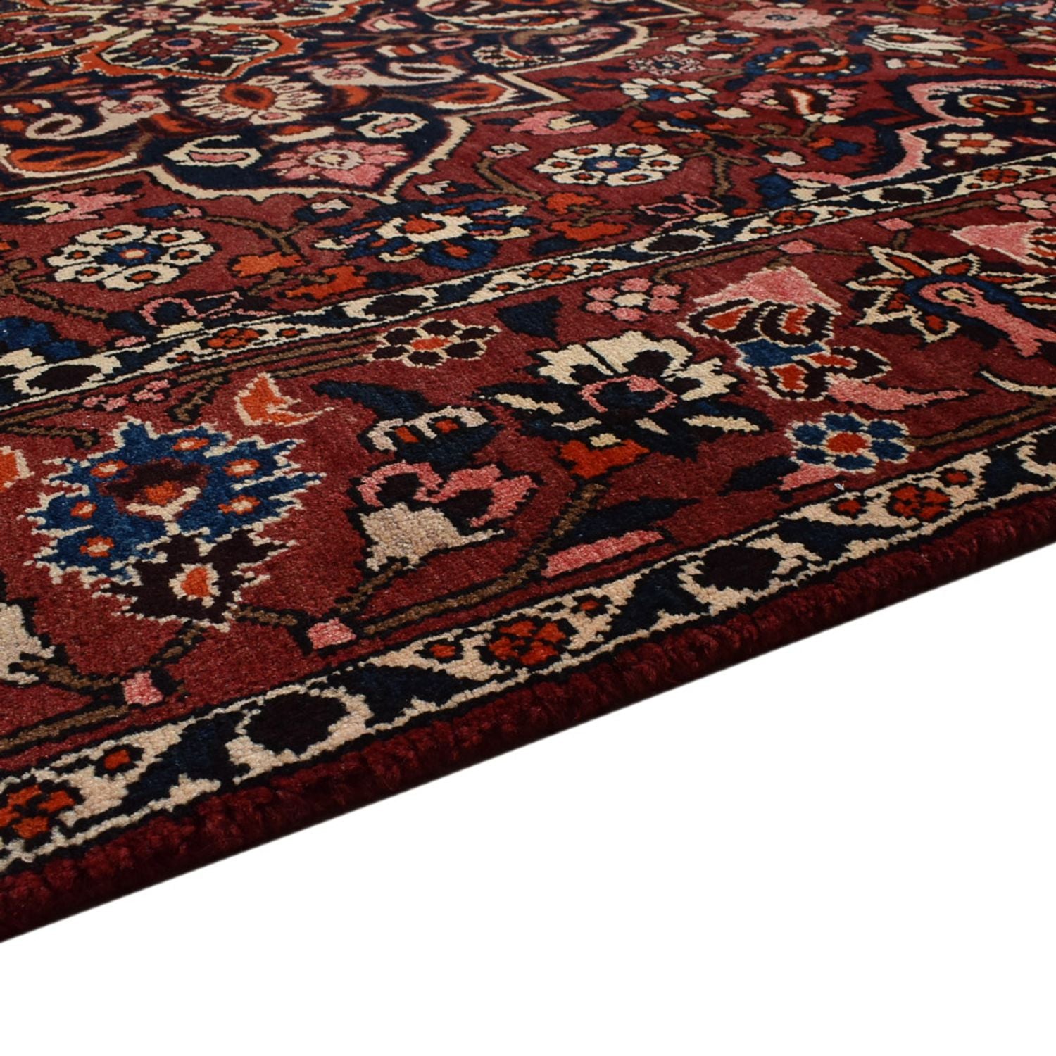 Alfombra persa - Nómada - 320 x 207 cm - rojo vino